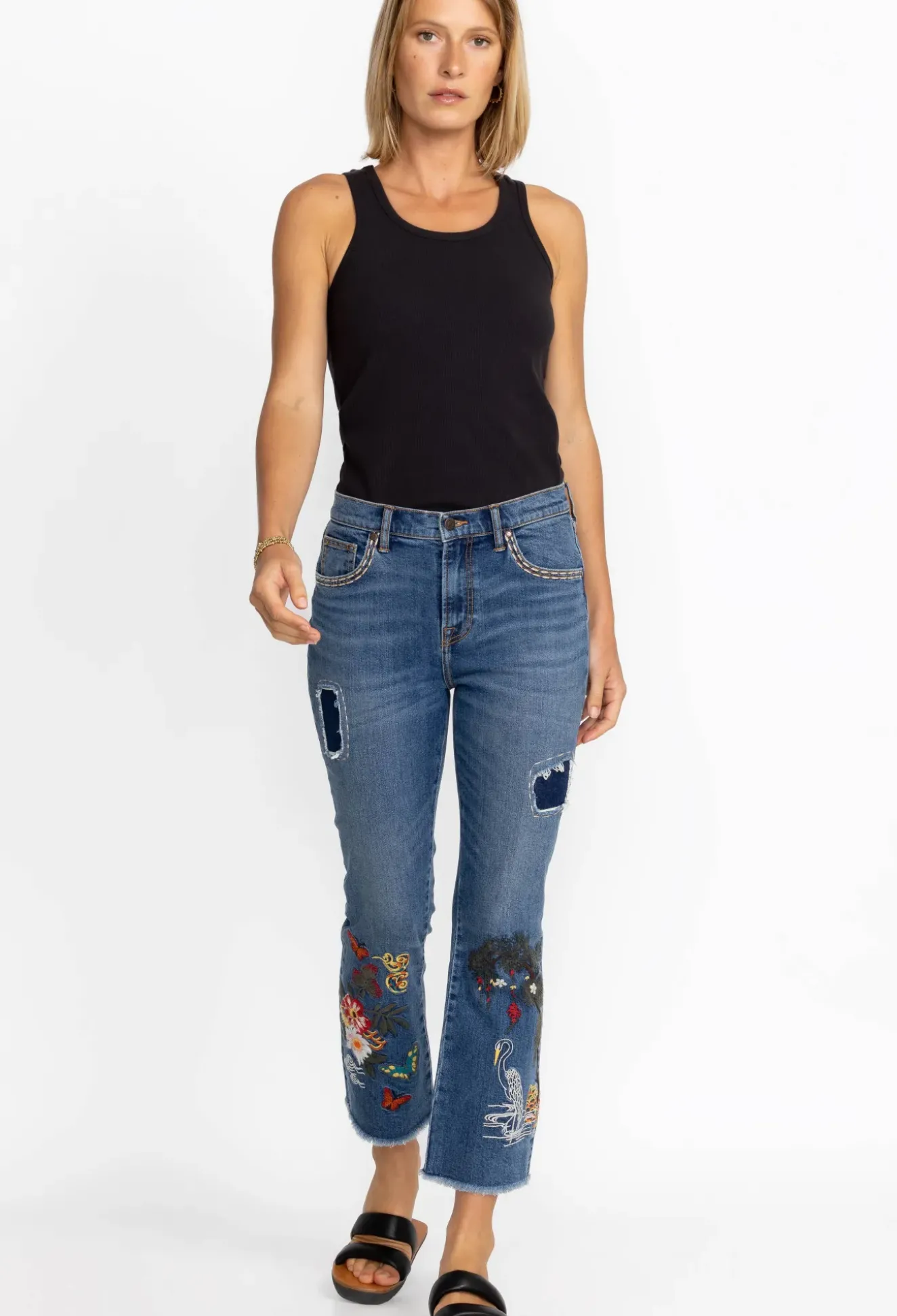 Heron Cropped Baby Boot Jean