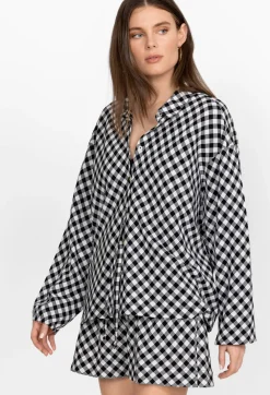 High Low Button Shirt