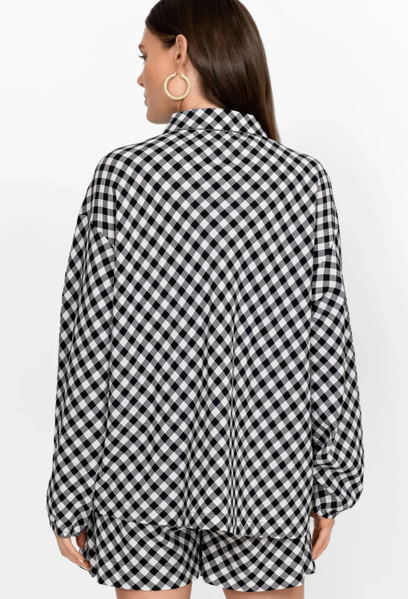 High Low Button Shirt