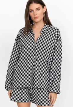 High Low Button Shirt