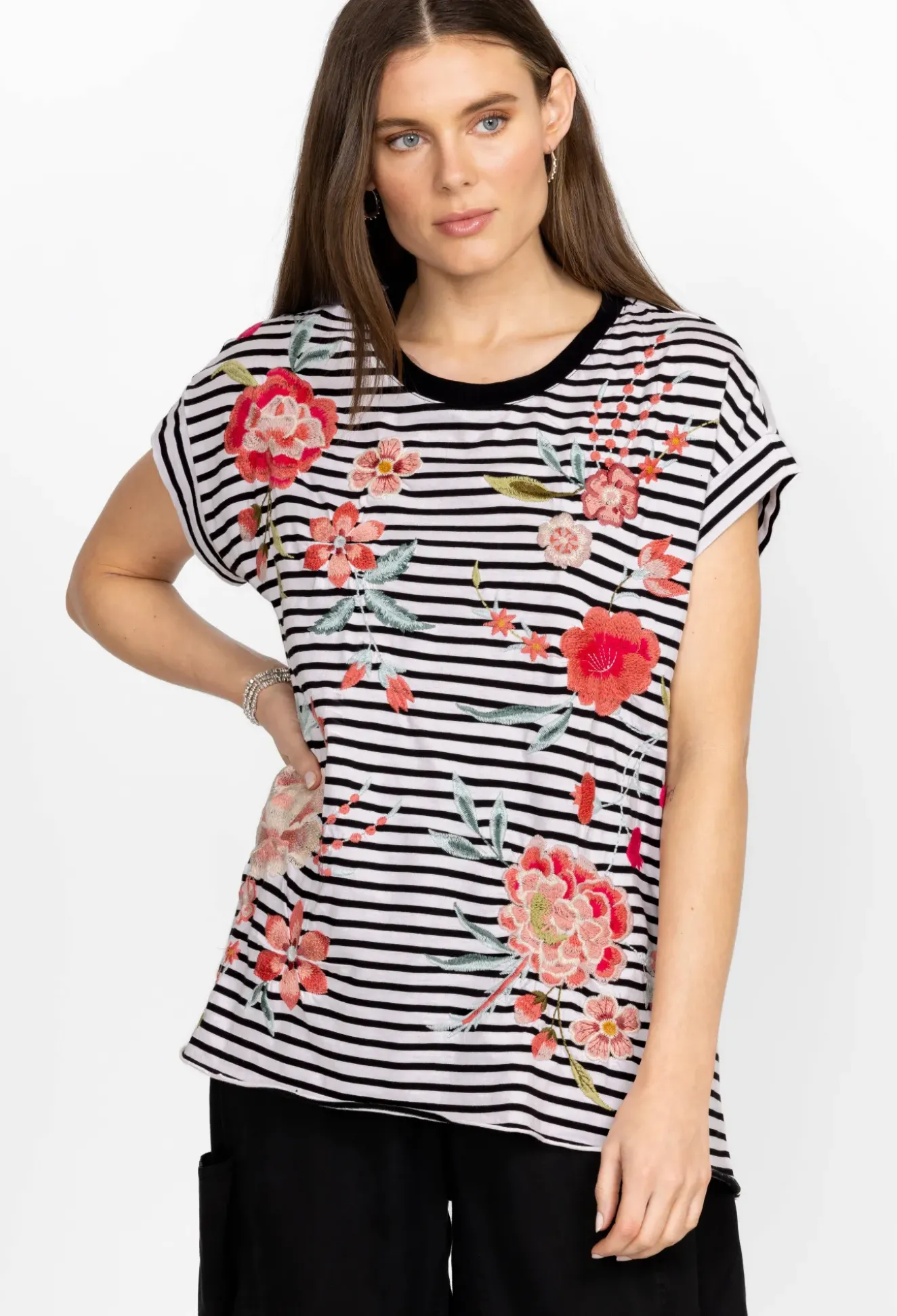 Joya Relaxed Drape Tee