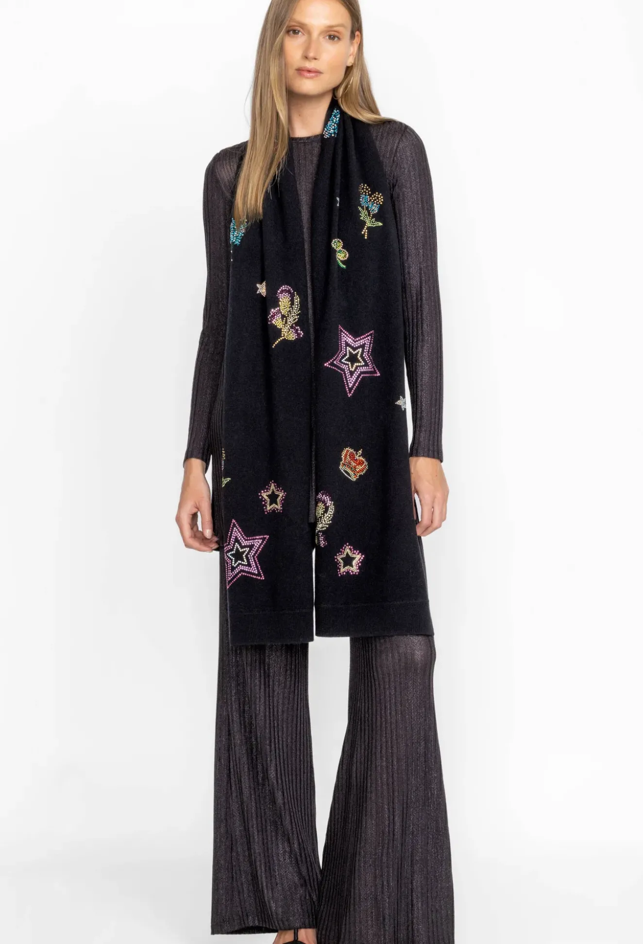 Ladie Rhinestone Scarf