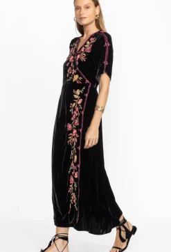 Lilith Velvet Wrap Dress