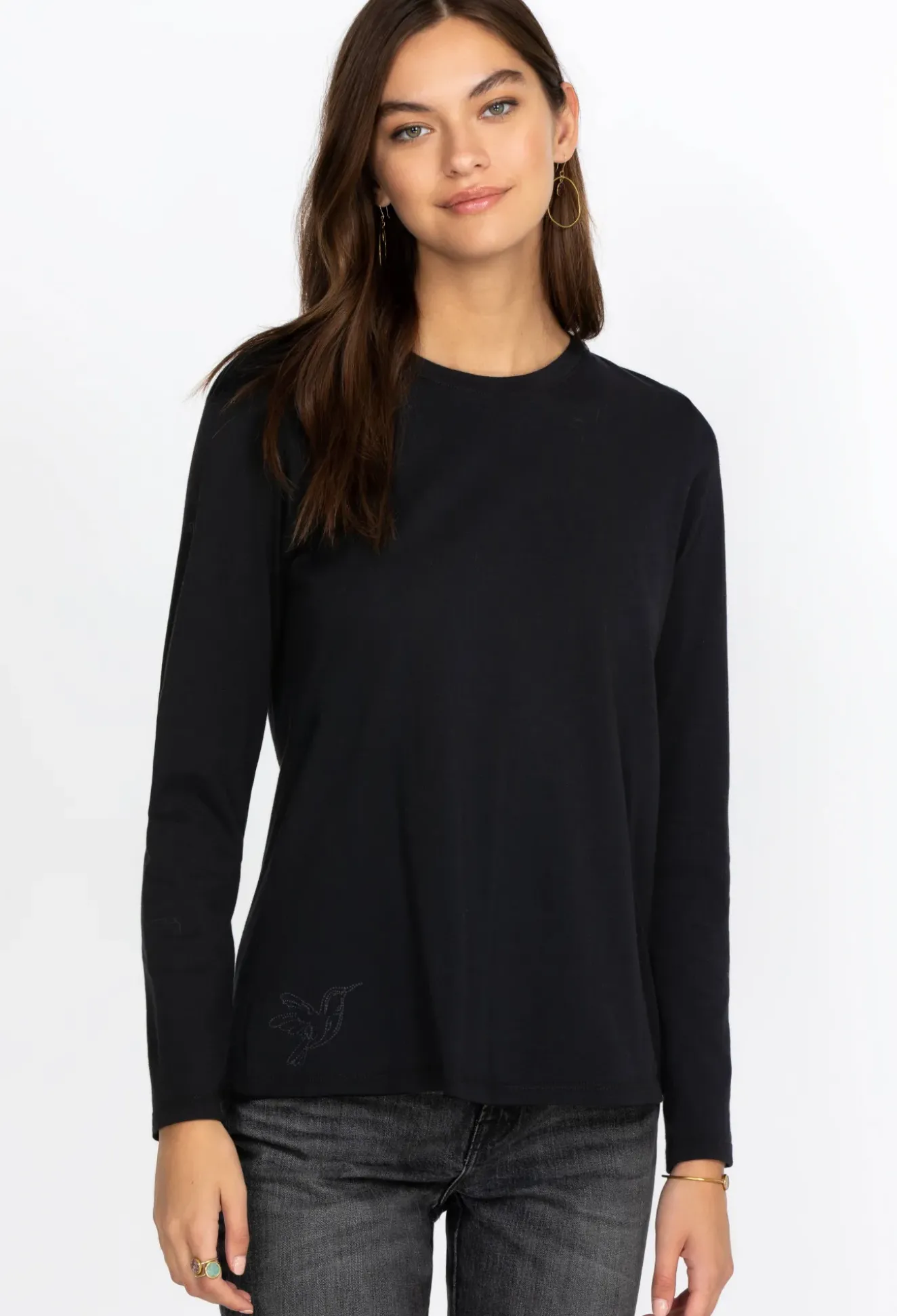 Long Sleeve Crew Neck Layering Tee