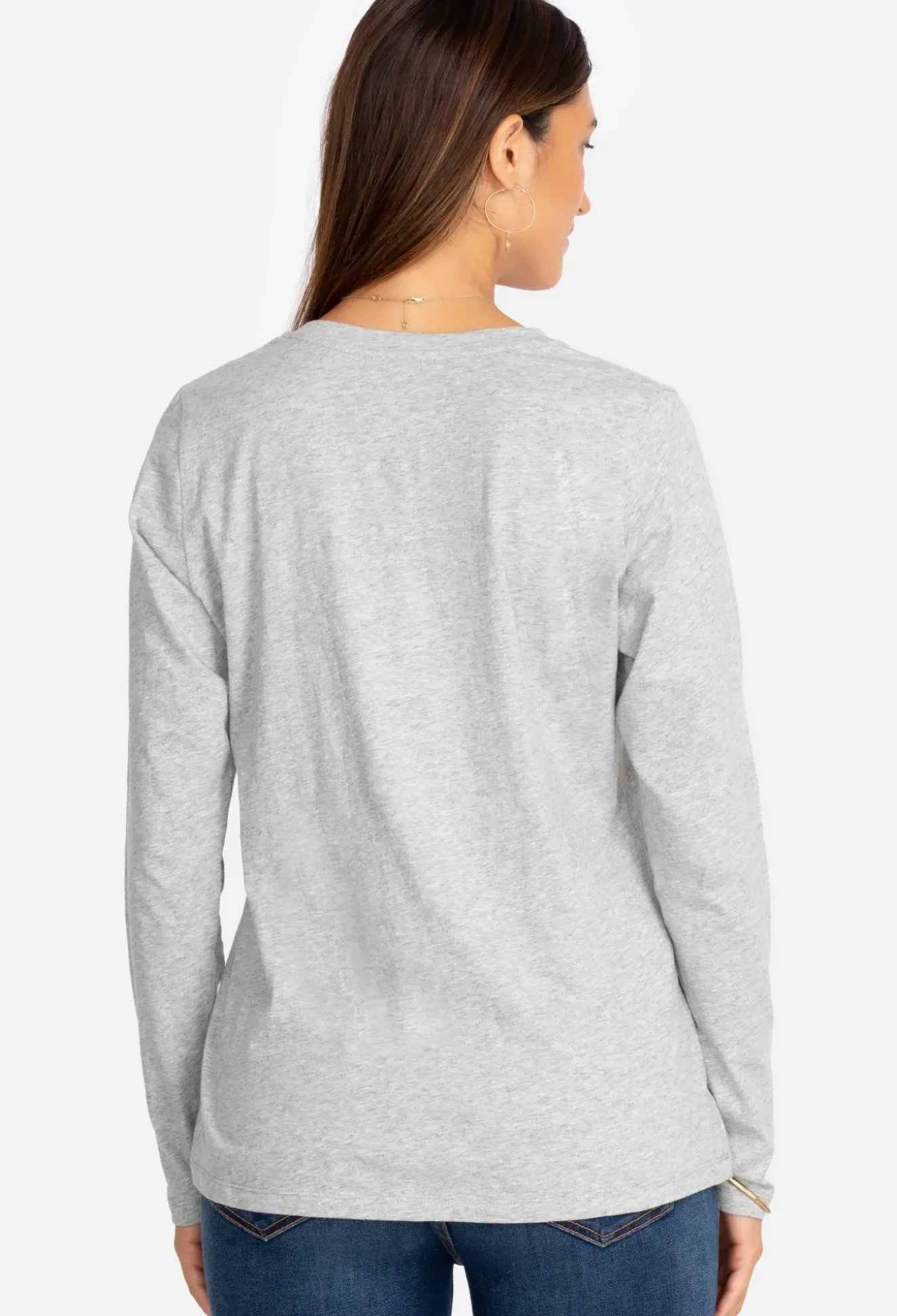 Long Sleeve V-Neck Layering Tee