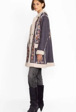 Lori Suede Sherpa Jacket