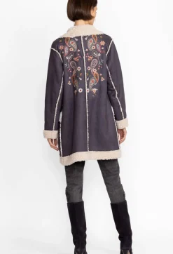 Lori Suede Sherpa Jacket