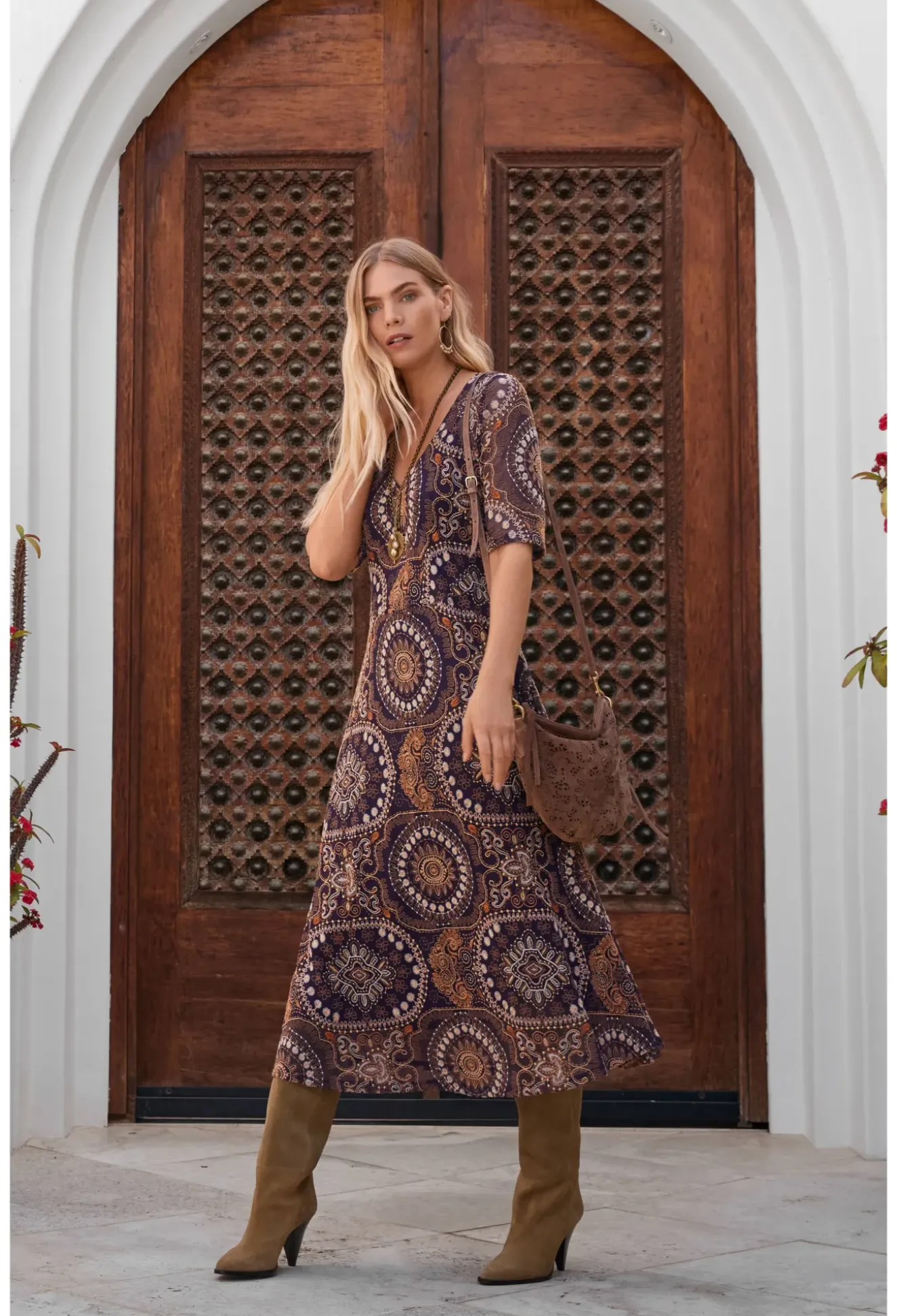 Loving Is Easy Mesh Midi Dress