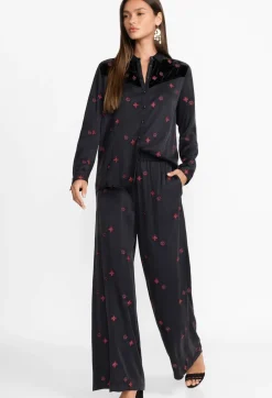 Maxine Seamed Wide Leg Pant