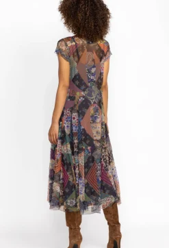 Mazzy Godet Short Slv Dress