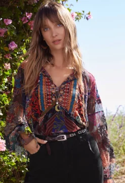 Mazzy Poet Blouse