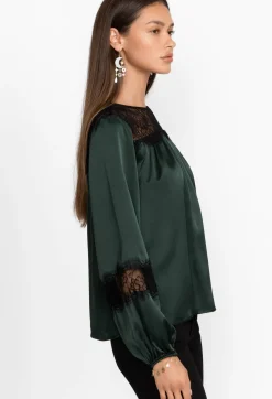 Midnight Silk Blouse
