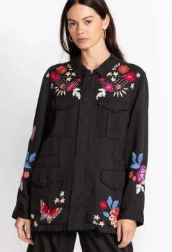 Mika Paris Drawstring Military Jacket