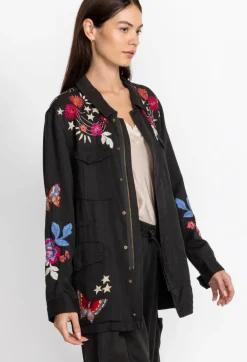 Mika Paris Drawstring Military Jacket