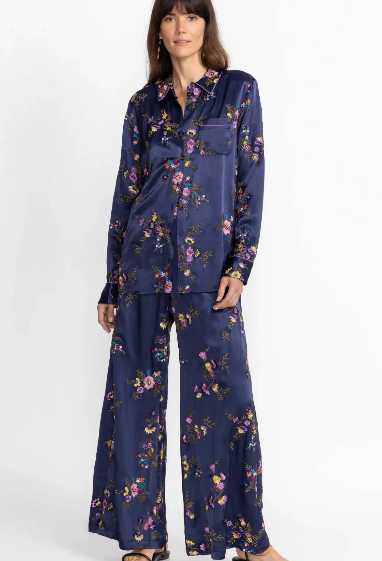 Misty Rayon Button Down Shirt