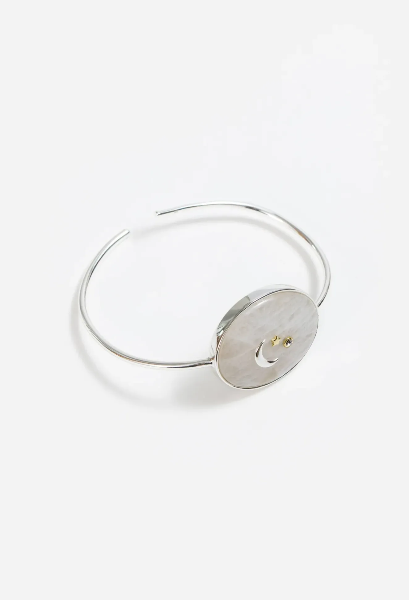 Moonlight Moonstone Cuff Bracelet