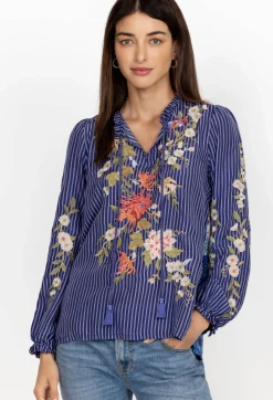 Nalina Ruffle Scarf Back Blouse