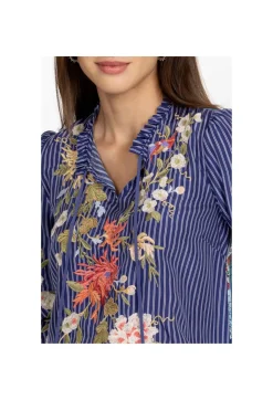 Nalina Ruffle Scarf Back Blouse
