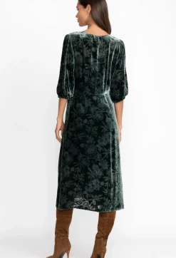 Natalia Silk Midi Dress
