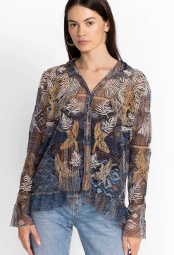 Noemie Mesh Blouse