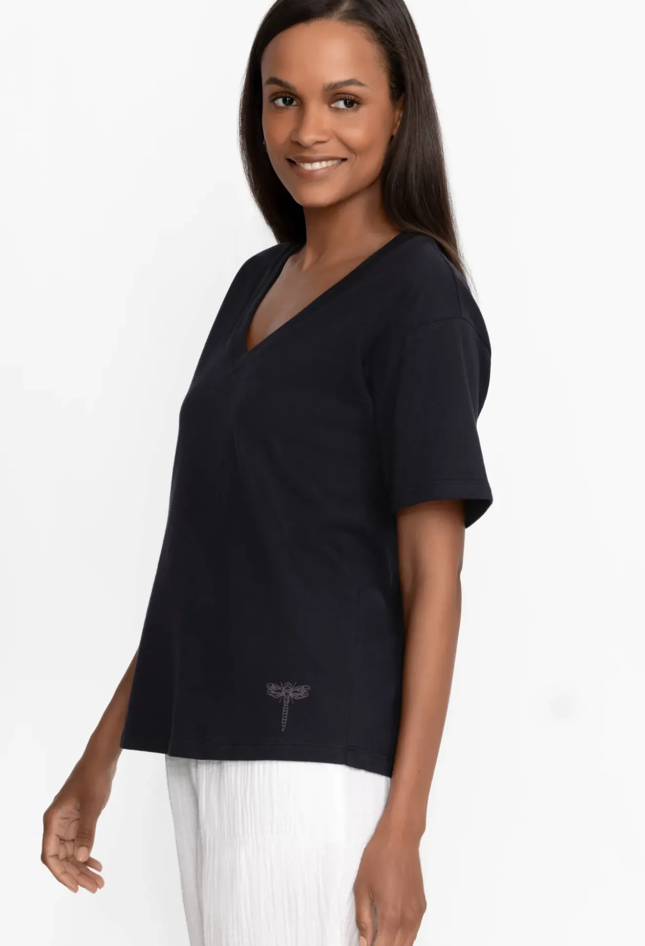 Organic Cotton Drop Shoulder Tee