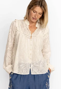 Palmas Ricas Eyelet Blouse