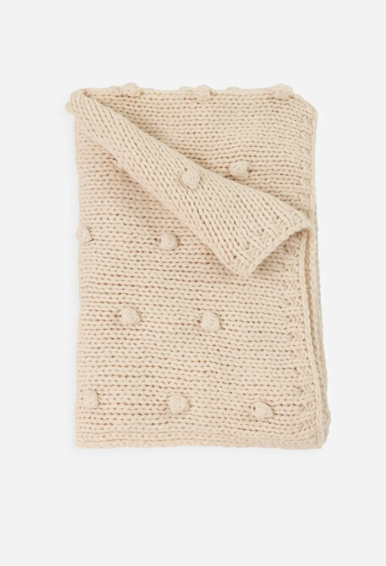 Pom Pom Throw Blanket