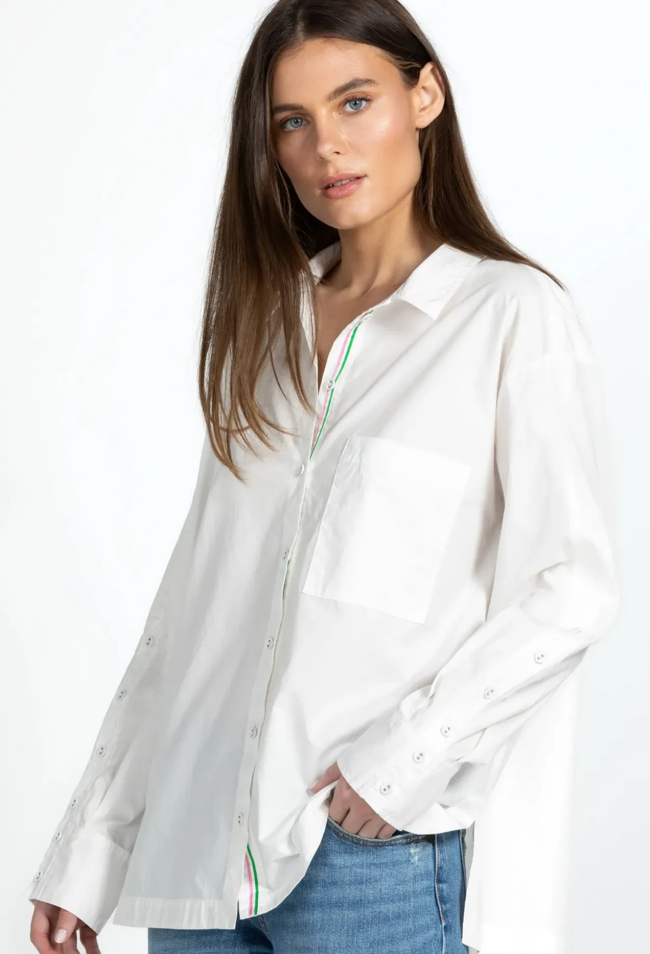 Poplin Relaxed Pocket Shirt