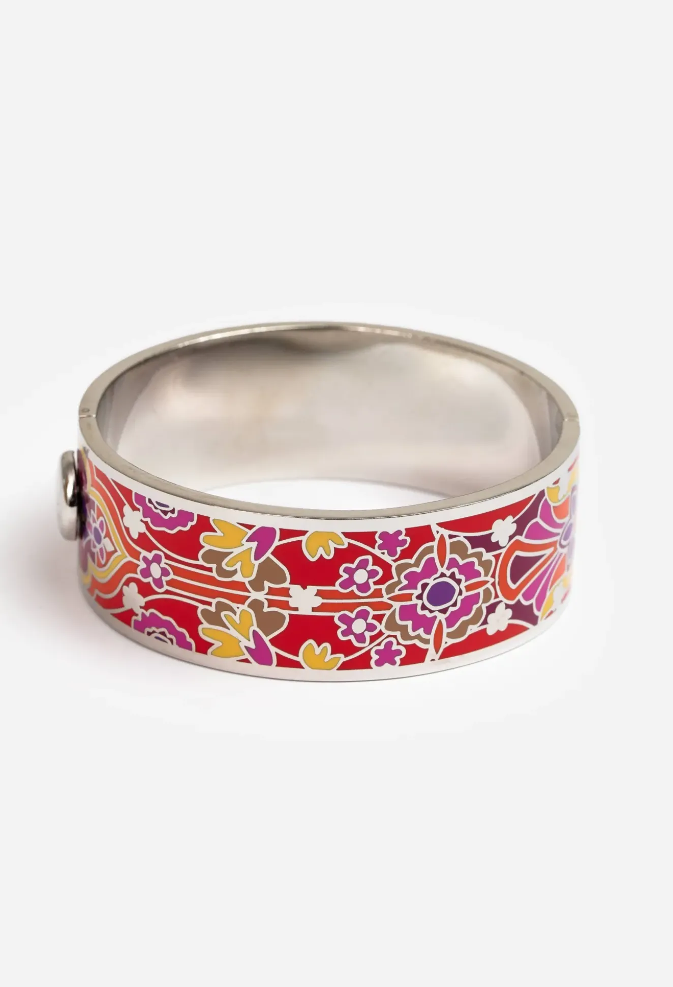 Red Saba Hinged Bracelet
