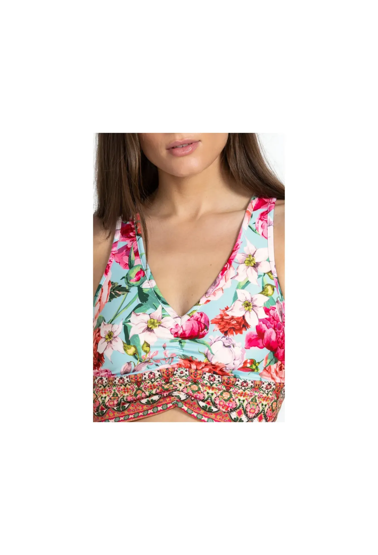 Ruched Sports Bra