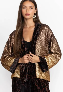 Sequin Plaza Kimono
