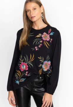 Sidonia Bishop Sleeve Sequin Tee