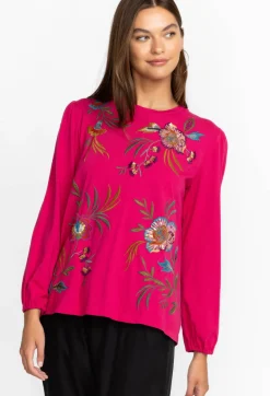 Sidonia Bishop Sleeve Sequin Tee