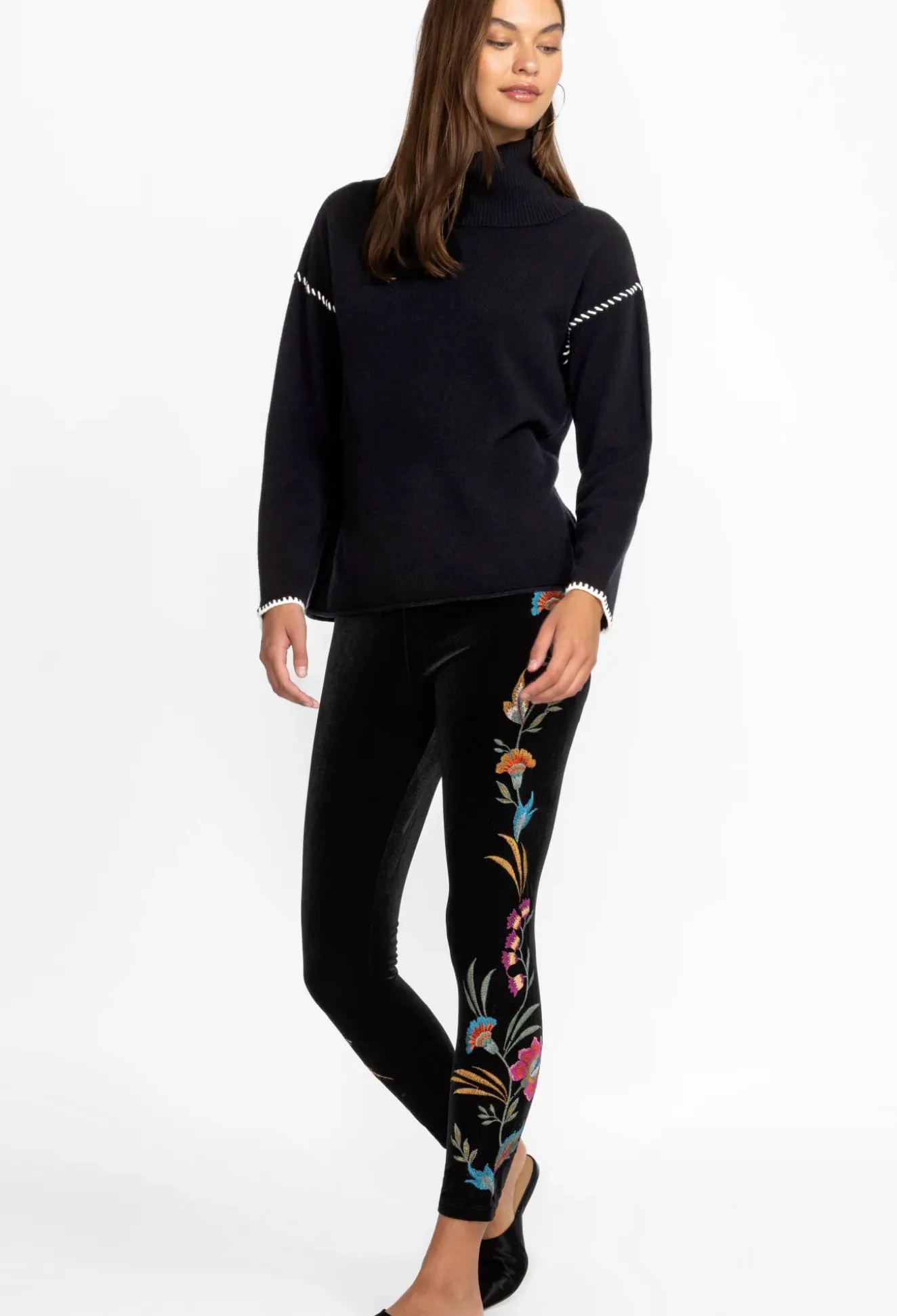Sidonia Velvet Stretch Legging