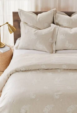 Skyler Eyelet Linen Euro Single Sham