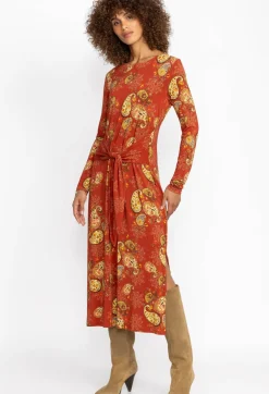 The Janie Favorite Long Sleeve Tie Front Knit Dress