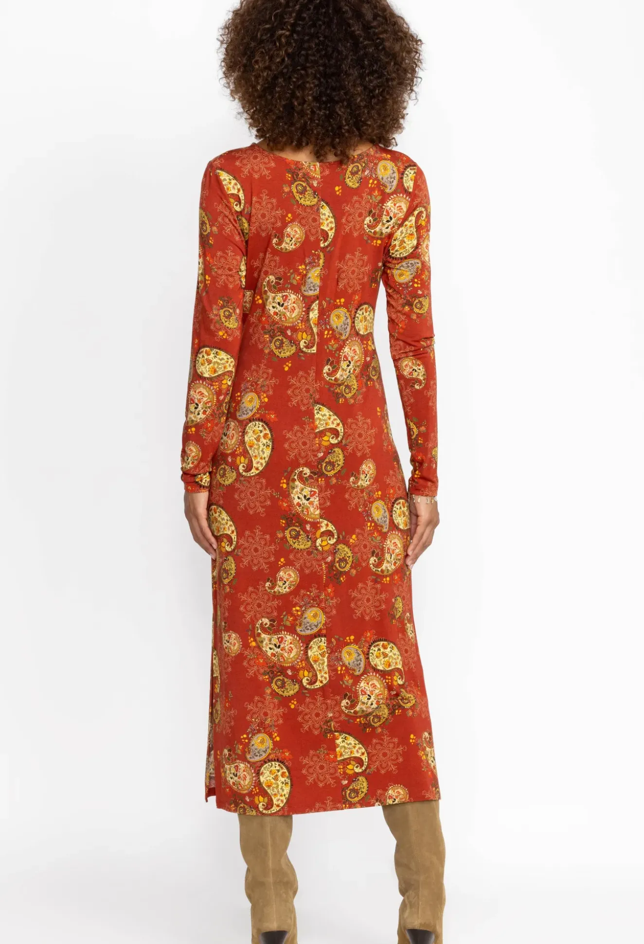 The Janie Favorite Long Sleeve Tie Front Knit Dress