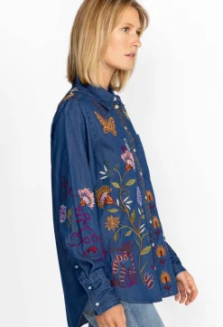 Toni Relaxed Denim Pocket Shirt