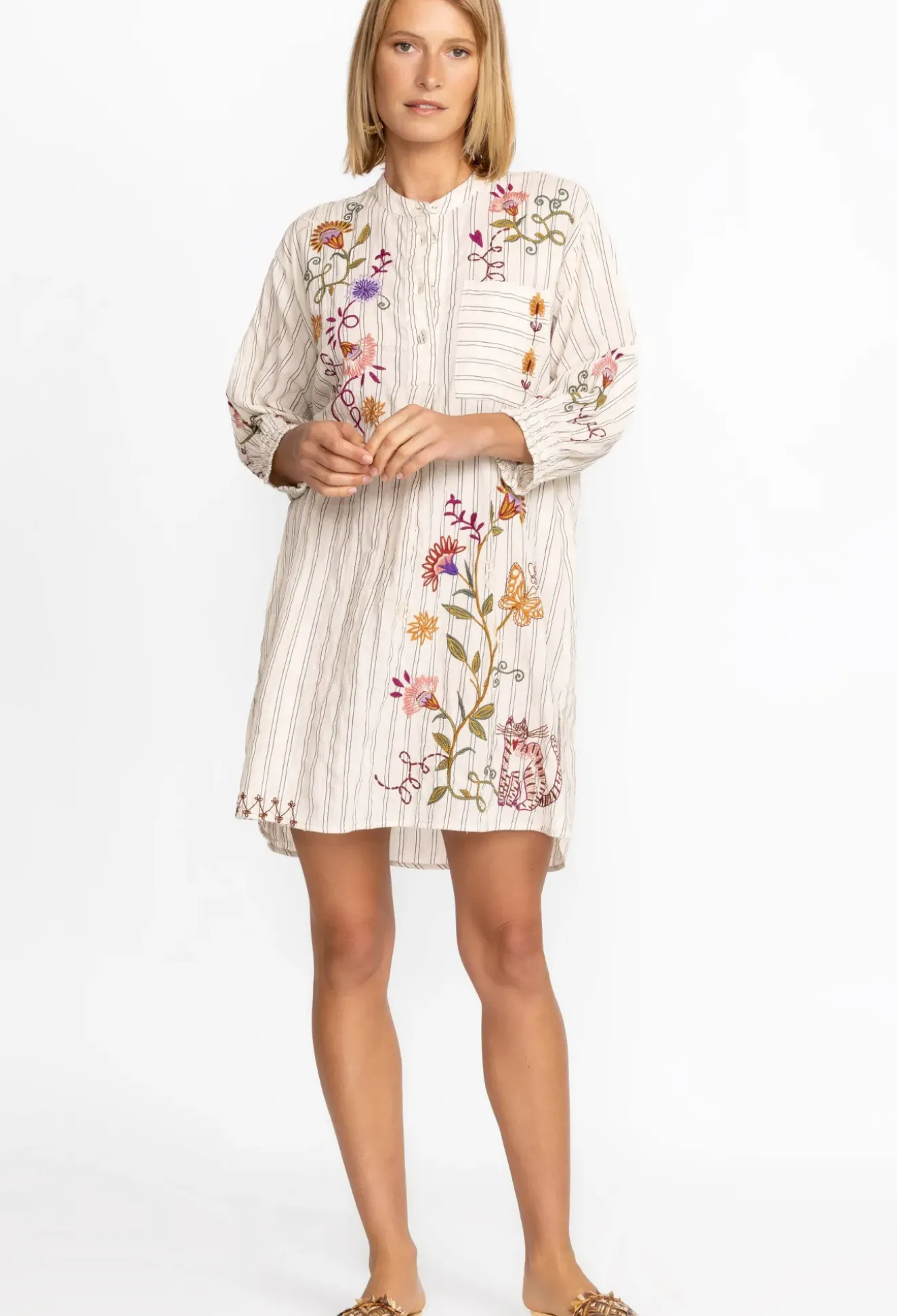 Toni Smocked Cuff Tunic