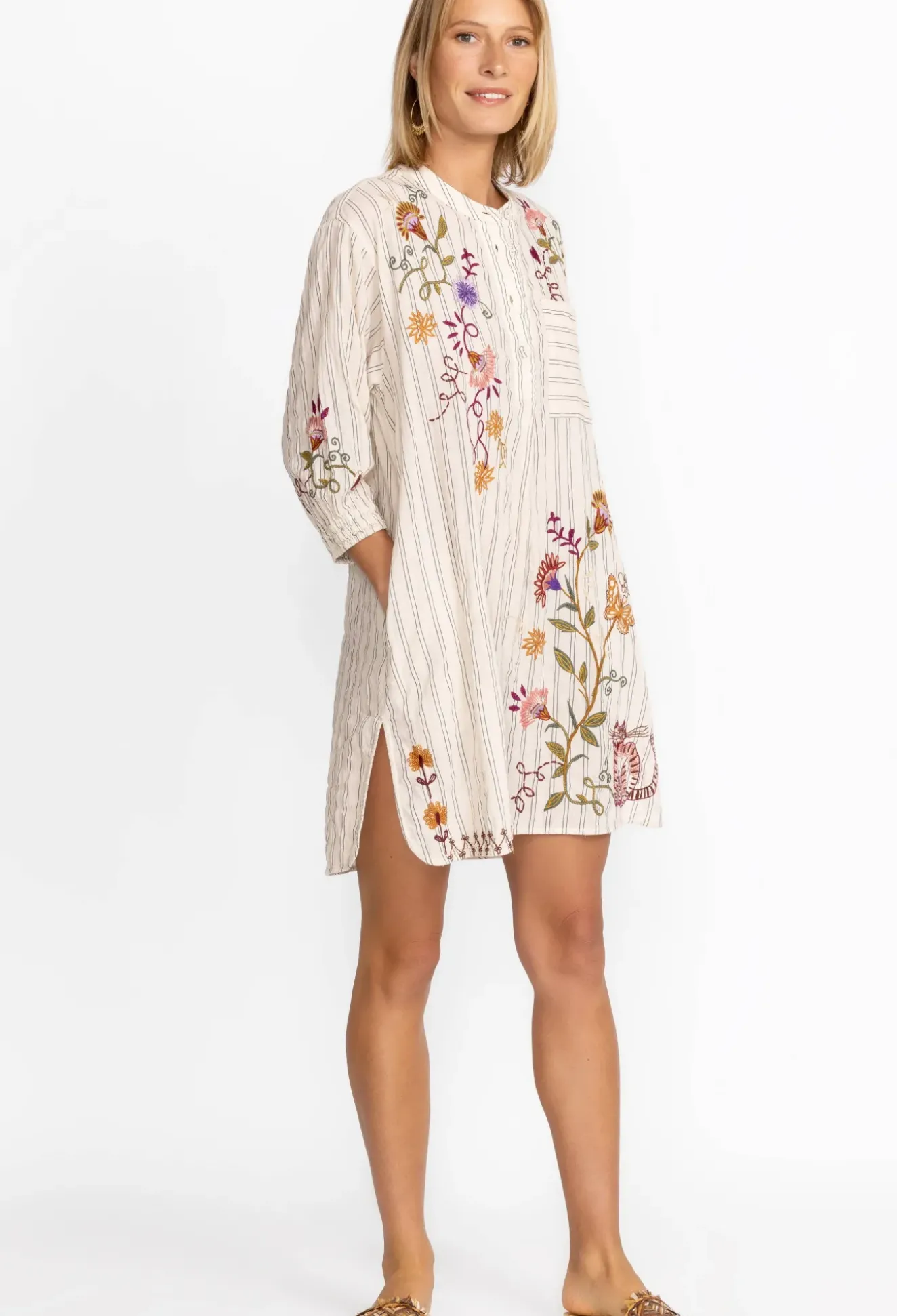 Toni Smocked Cuff Tunic