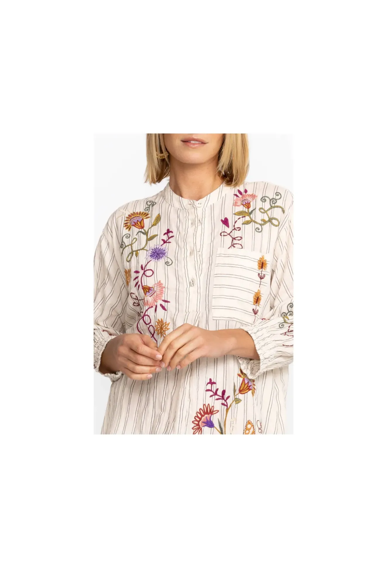 Toni Smocked Cuff Tunic