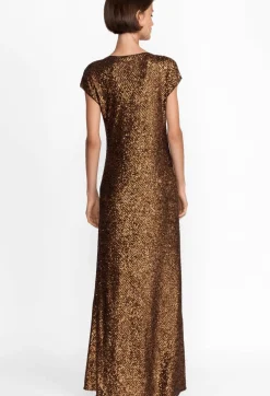 Toto Sequin Maxi Dress