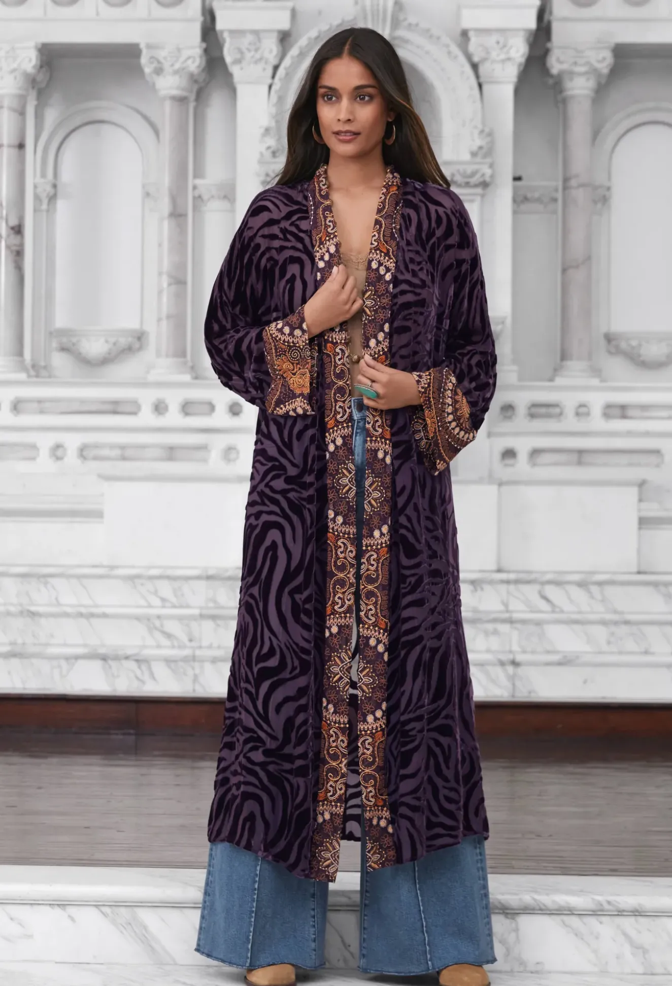 Twilight Silk Kimono