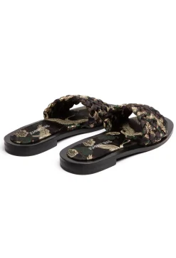 Woven Crane Sandal