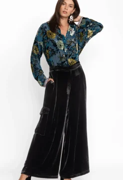 Zatima Silk Cargo Pant
