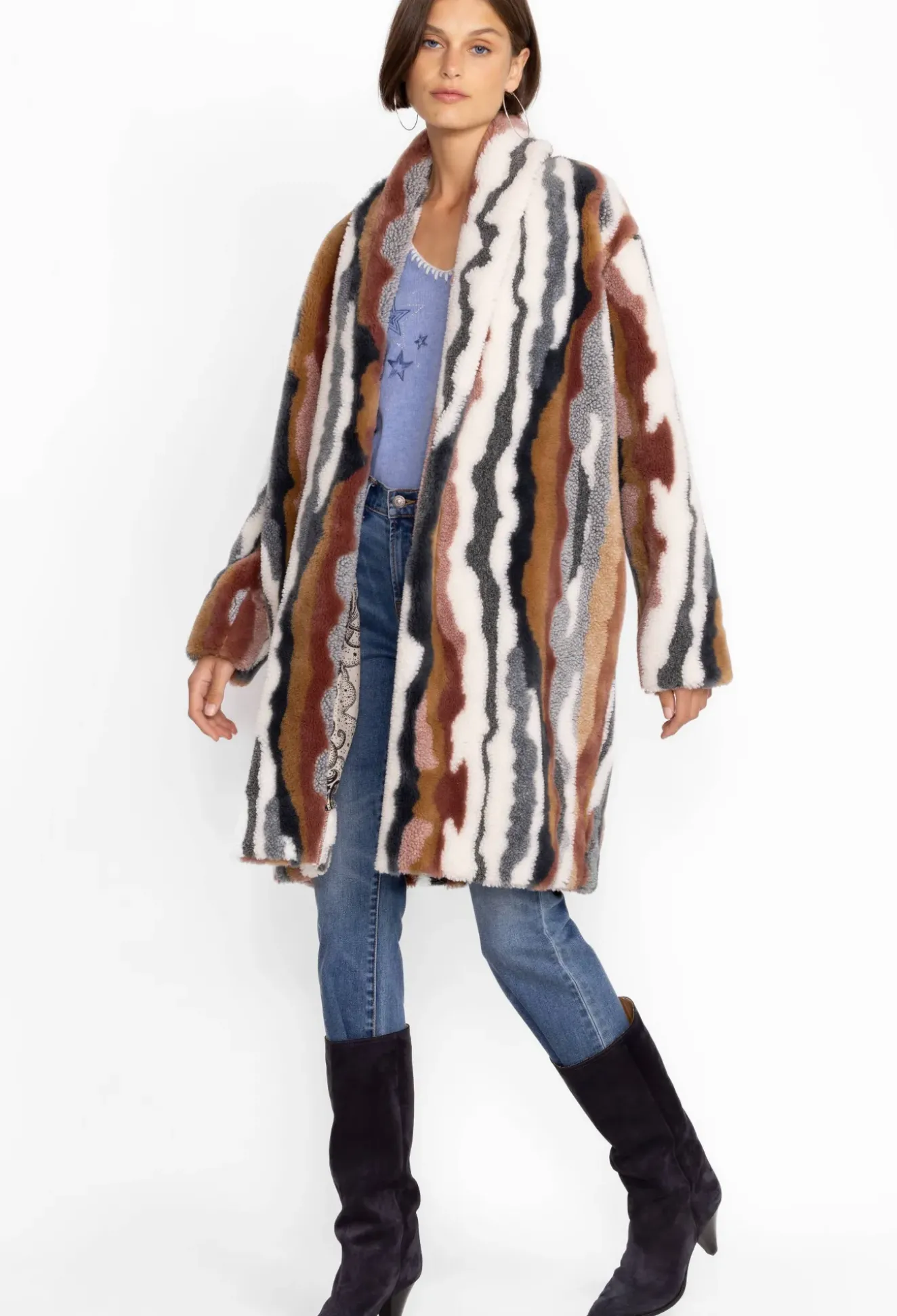 Ziggy Faux Fur Coat