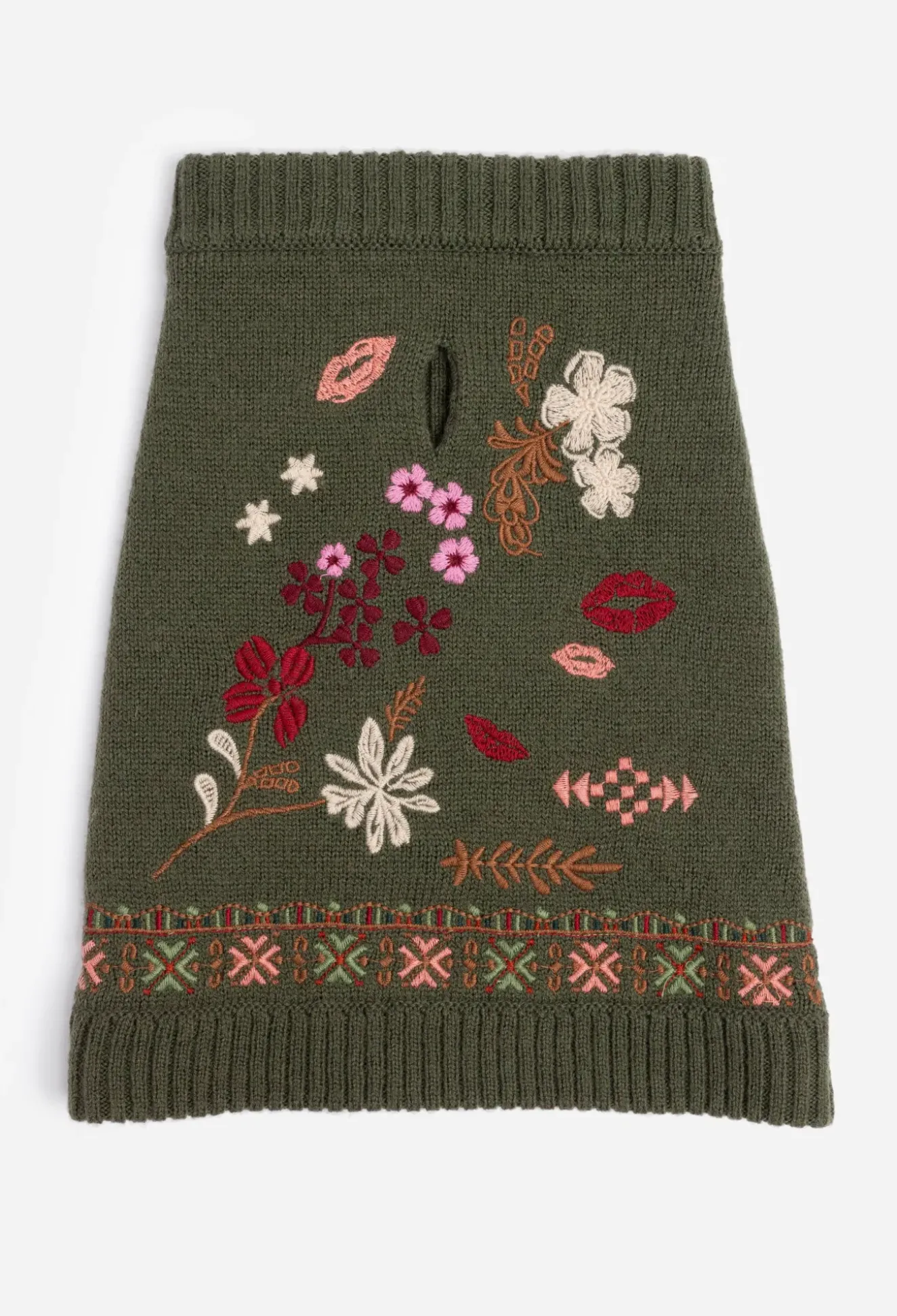 Zuzu Embroidered Dog Sweater