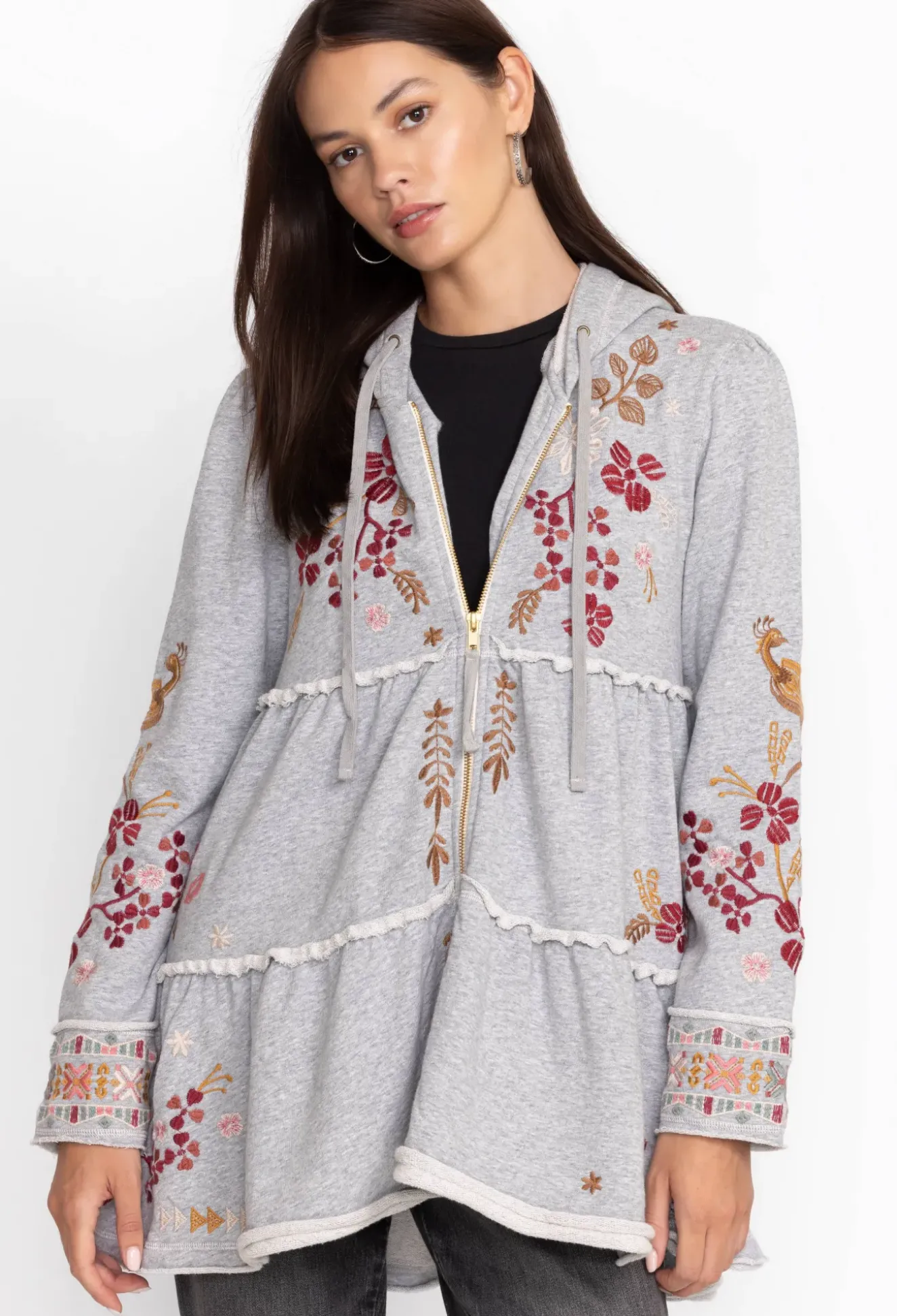 Zuzu Tiered Hoodie